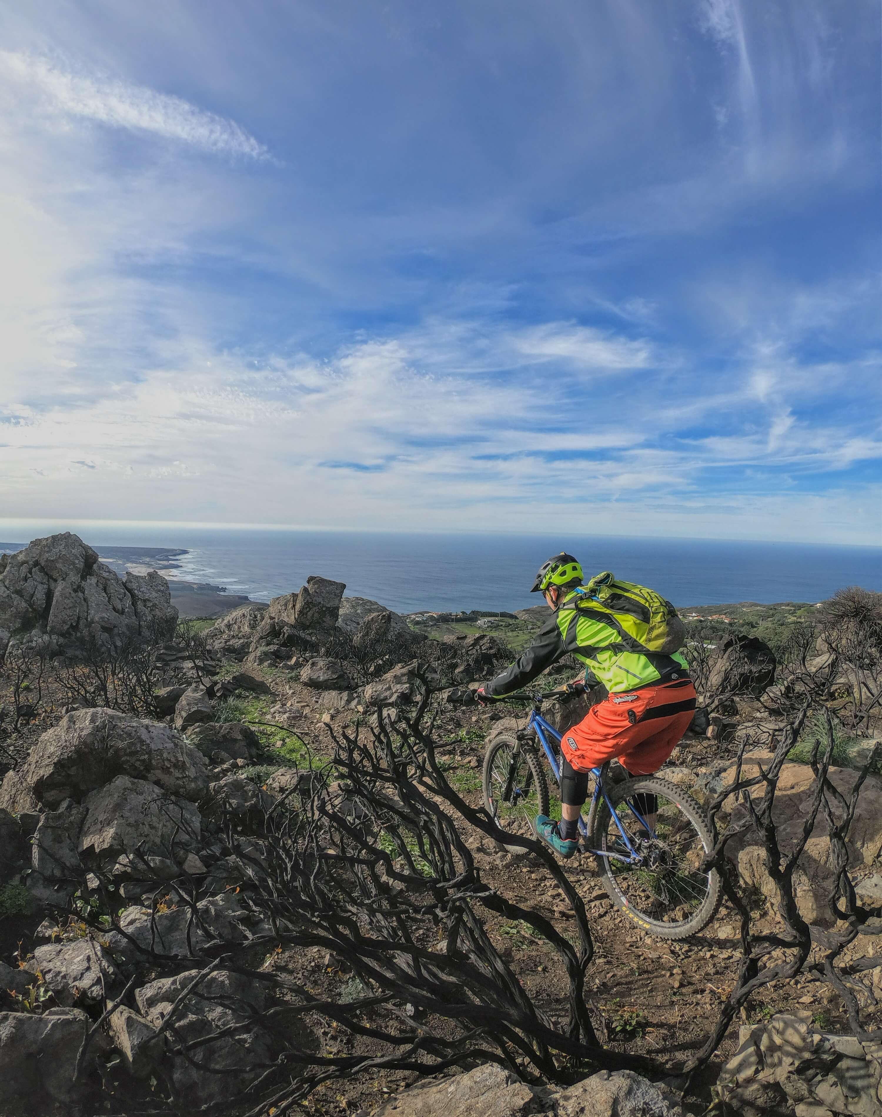 Natural wall ride - Burros Trail