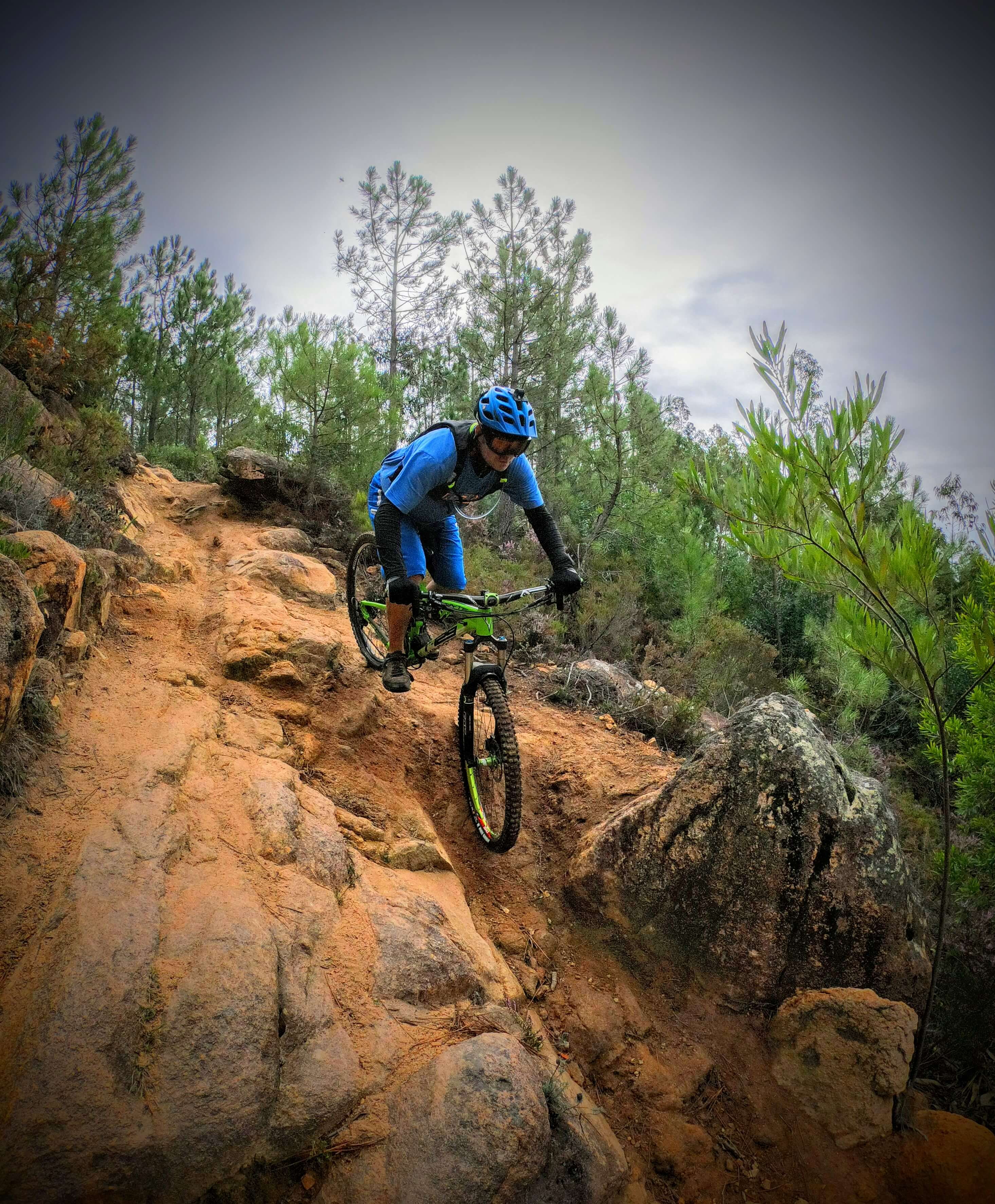 Rock chute on Rochoso Trail - Sintra