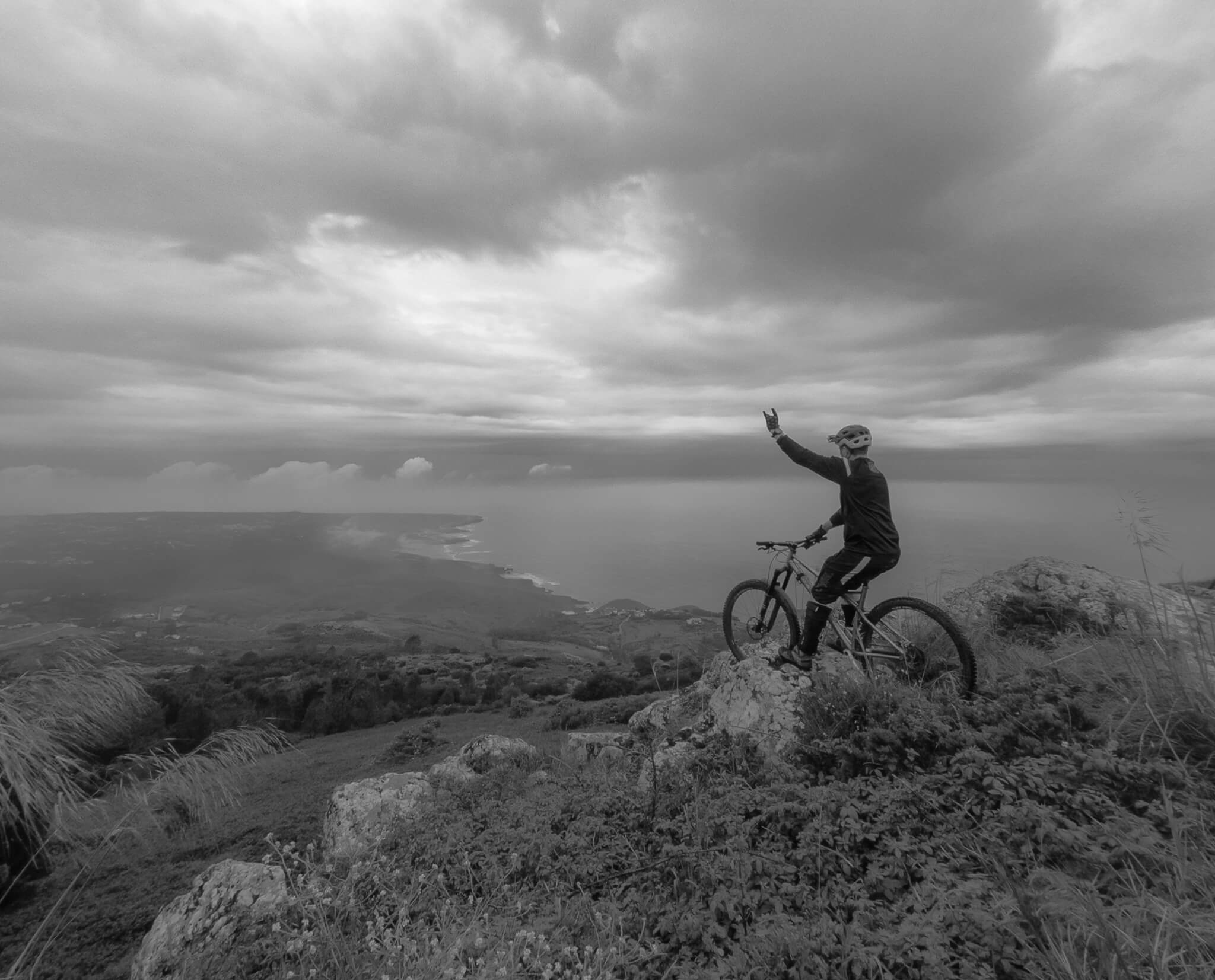 View at top of Sintra Burros MTB Trail